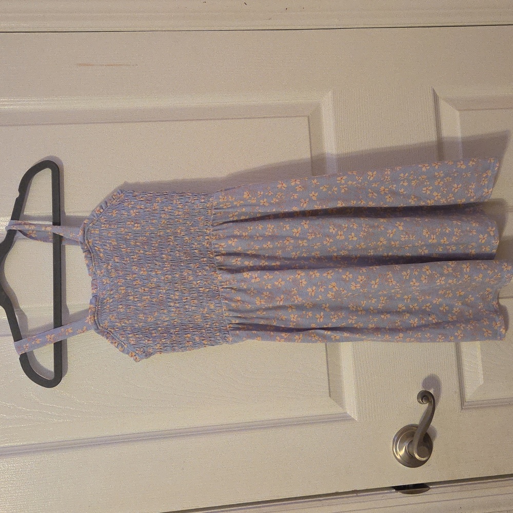 OshKosh B'gosh Blue and Orange Smocked Dress